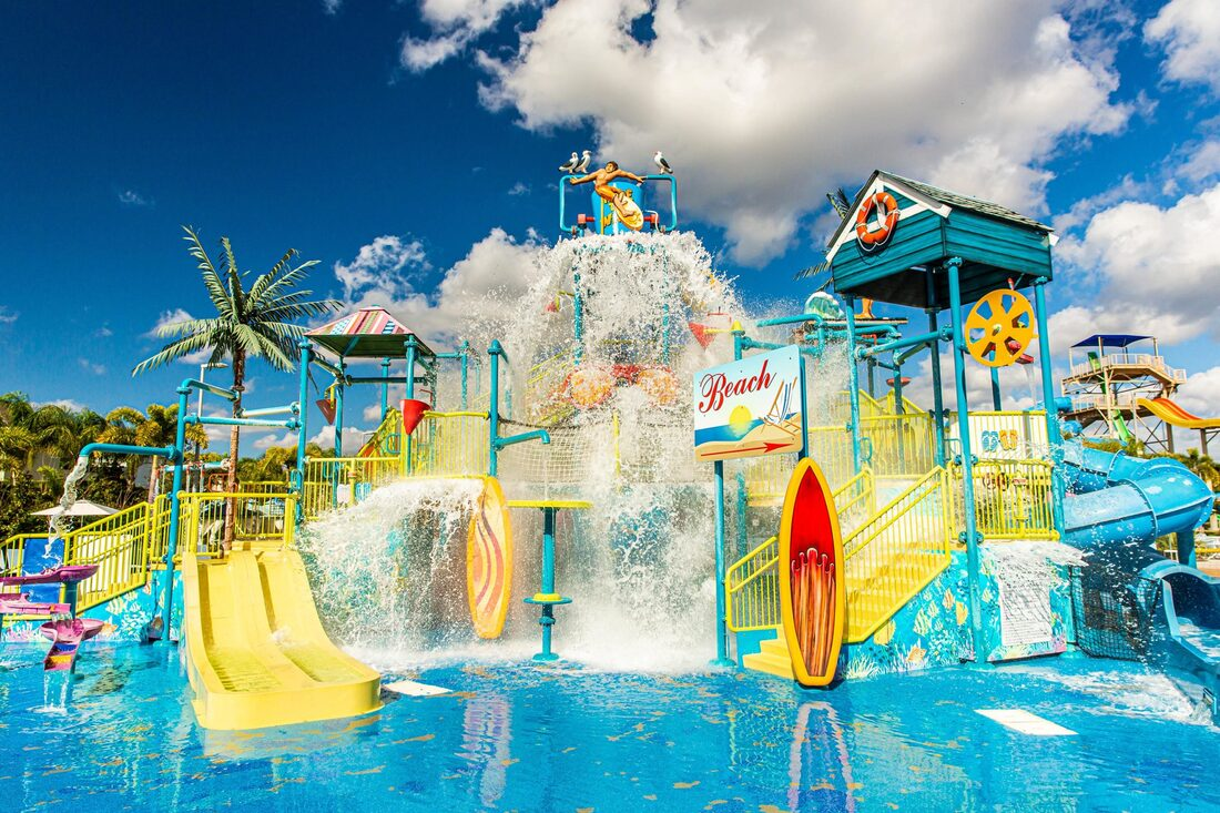 Encore Resort at Reunion water park clubhouse in Reunion, Florida